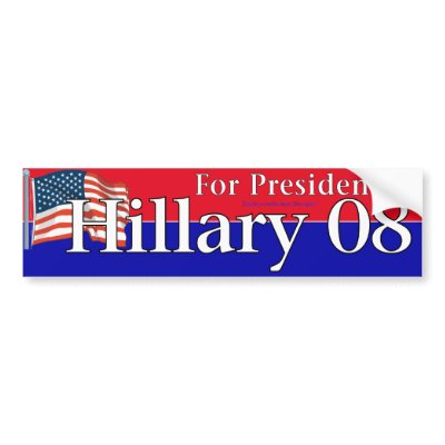 Hillary Bumper Sticker by bumper2bumper