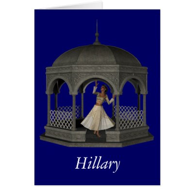 Hillary Greeting Card by lollypopgirrrl