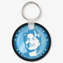 hillary clinton 08. blue rays. keychains
