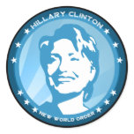 hillary clinton 08. blue rays. sticker