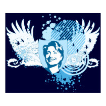 hillary clinton 08. hi-fi. v1. posters