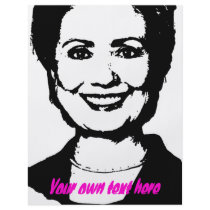 Hillary Clinton 1 flyers by Politicaltshirts Hillary Clinton 1 flyers
