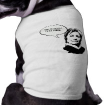 Hillary Clinton 2012 pet clothing by Politicaltshirts Hillary Clinton 2012 pet clothing