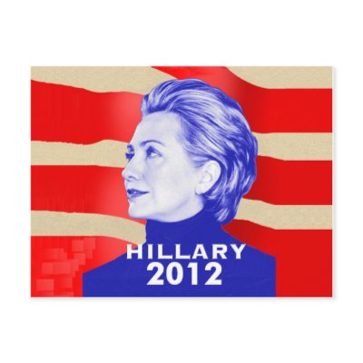 Hillary Clinton 2012 Postcard by samappleby