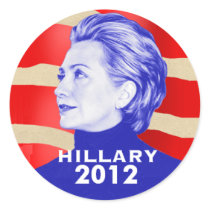 Hillary Clinton 2012 Sticker by samappleby Hillary Clinton 2012 Sticker