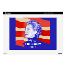 Hillary Clinton 2016 Skins For Laptops