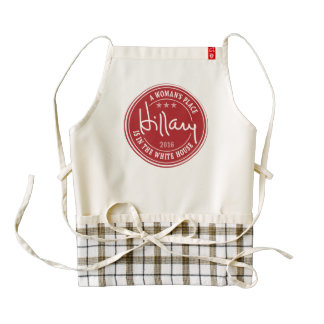Hillary Clinton 2016 - Woman in the White House Zazzle HEART Apron