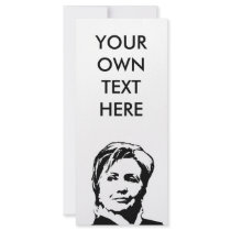 Hillary Clinton 2 Full Color Rack Card