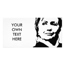 Hillary Clinton 2 Tarjetas Con Fotos Personalizadas