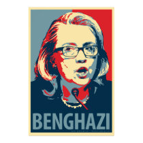 Hillary Clinton "Benghazi" Obama Parody Poster