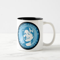 hillary clinton : blue rays : mugs by asyrum hillary clinton : blue rays : mugs