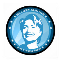 hillary clinton : blue rays : posters