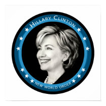 hillary clinton : blue rays : posters