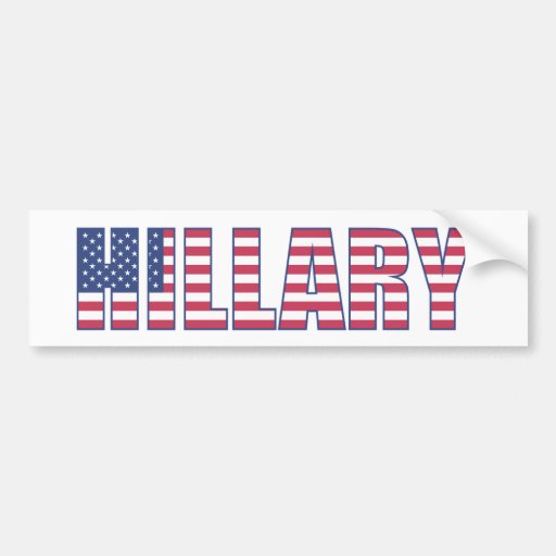 Hillary Clinton Bumper Sticker Zazzle