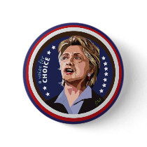 hillary  Clinton campaign button