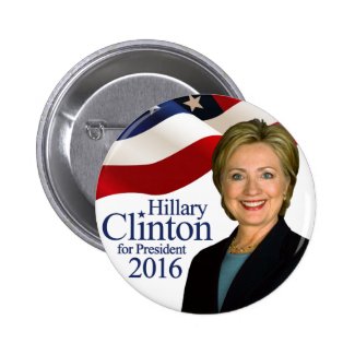 Hillary Clinton for President 2016 Button Pin 2&quot;