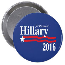 Hillary Clinton For President 2016 Buttons