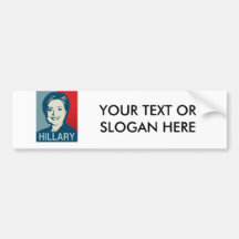 HILLARY CLINTON HOPE -.png Bumper Stickers