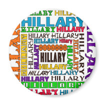 Hillary Clinton magnets by WanderingWomyn Hillary Clinton magnets