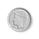 Hillary Clinton Metallic Dime Circular Magnet by Sonny399 Hillary Clinton Metallic Dime Circular Magnet