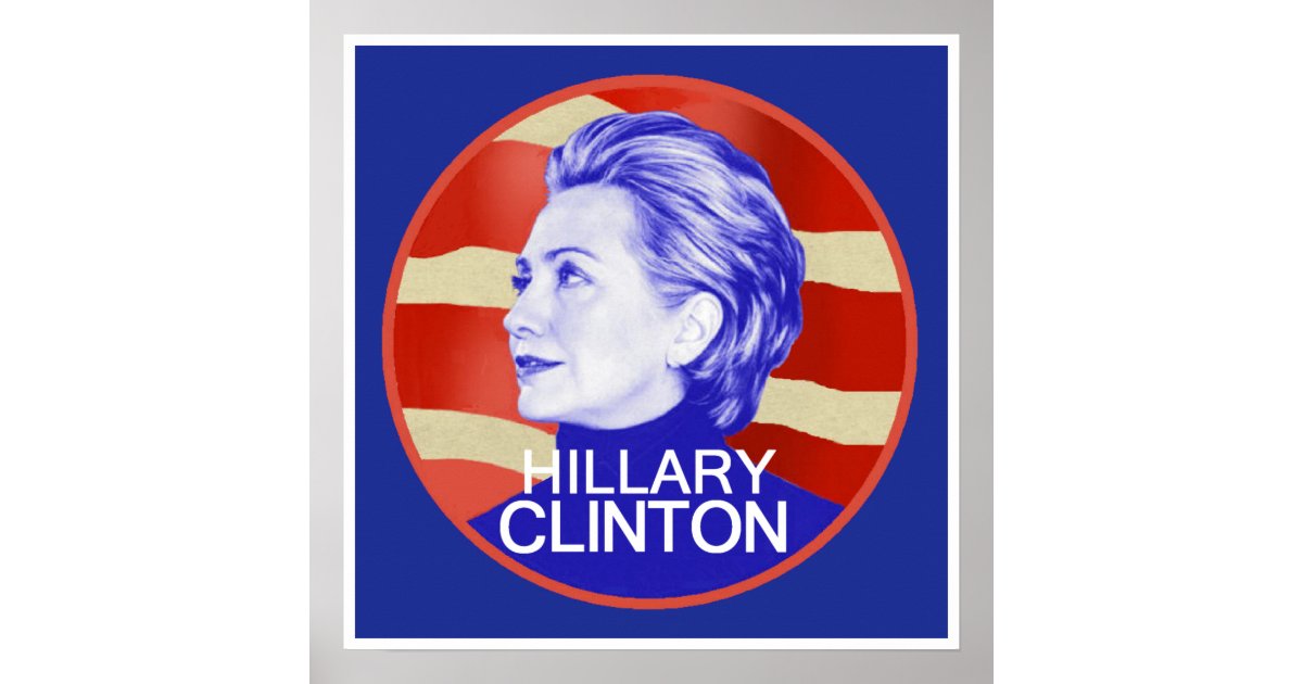 Hillary Clinton POSTER Print | Zazzle