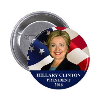 Hillary Clinton President 2016 Button Pin 2&quot;