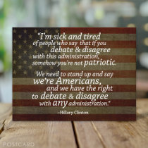 Hillary Clinton Quotation Post Cards