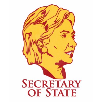 Hillary Clinton Secretary of State T Shirts by jamierushad