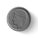 Hillary Clinton Silver Dime Circular Button Pin by Sonny399 Hillary Clinton Silver Dime Circular Button Pin