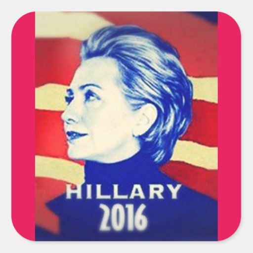 Hillary clinton sticker Zazzle