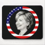 hillary clinton. us flag. picturesque. mouse mats