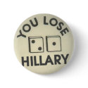 Hillary Die Button by elfyboy Hillary Die Button