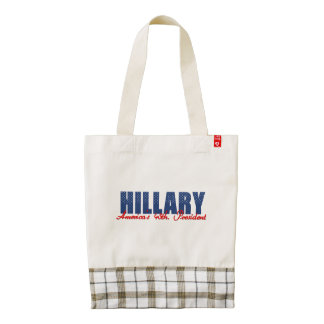 Hillary el 45.o. Presidente Bolsa Tote Zazzle HEART