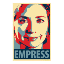 Hillary (Empress): Obama parody poster posters