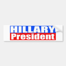 Hillary for President Bumper Sticker