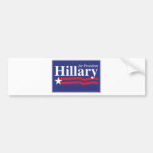 Hillary for President! Bumper Stickers