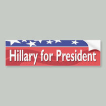 HILLARY FOR PRESIDENT bumper stickers