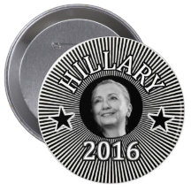 Hillary for President in 2016 Button