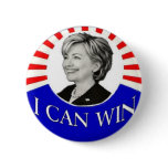 HIllary I Can Win Button
