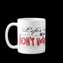 Hillary Leashed Bitch Mug mugs