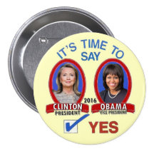 Hillary & Michelle in 2016 Buttons