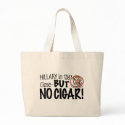 Hillary No Cigar Bag by BewareHillary Hillary No Cigar Bag