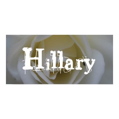 Hillary Poster by lollypopgirrrl