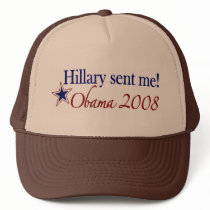 Hillary Sent Me! (Obama 2008) Mesh Hats