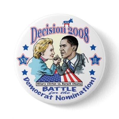 Hillary vs. Obama Button  by buttonZup