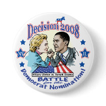 Hillary vs. Obama Button 