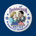 Hillary vs. Obama Button 