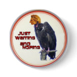 Hillary Vulture 3-Inch Button