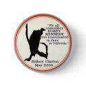 Hillary Vulture sillhouette Button by elfyboy Hillary Vulture sillhouette Button