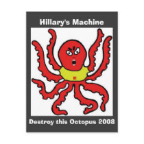 hillaryclintoncommie, Hillary's Machine, Destro... postcards